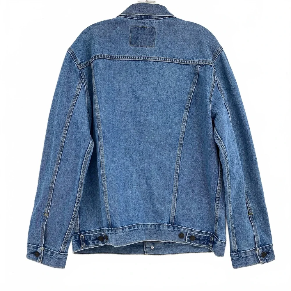 Levi’s Blue Light Wash Denim Jacket | Men’s XL Cotton Lightweight